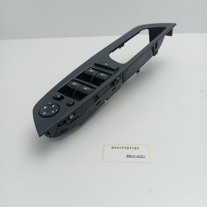 2008-2014 BMW X6 Front Door Window Switch Panel 51417137137