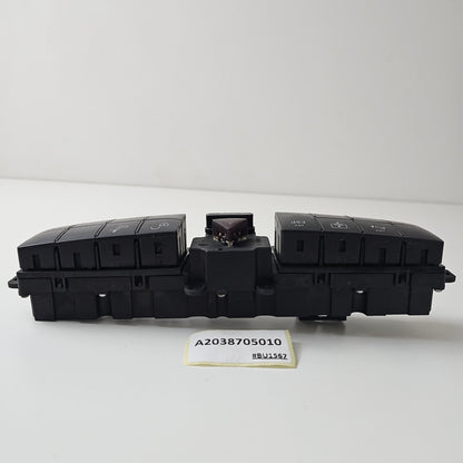 Mercedes W203 C-Class Switch Block Parktronic & Rear Window Blind A2038705010
