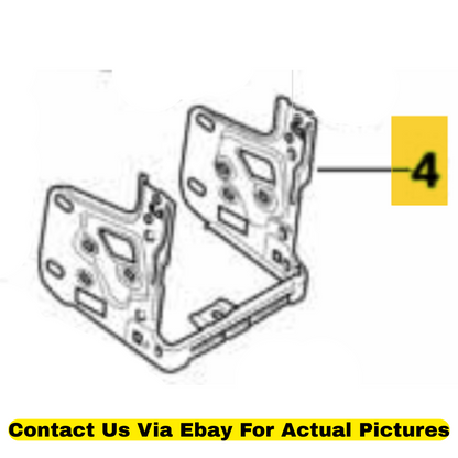 2012 BMW X6 Centre Console Rear Bracket Used OEM 51166954942