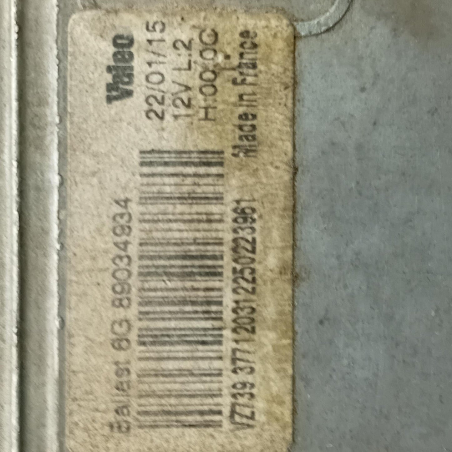 2008-2013 BMW 135I Valeo Lighting Ballast 6G89034934