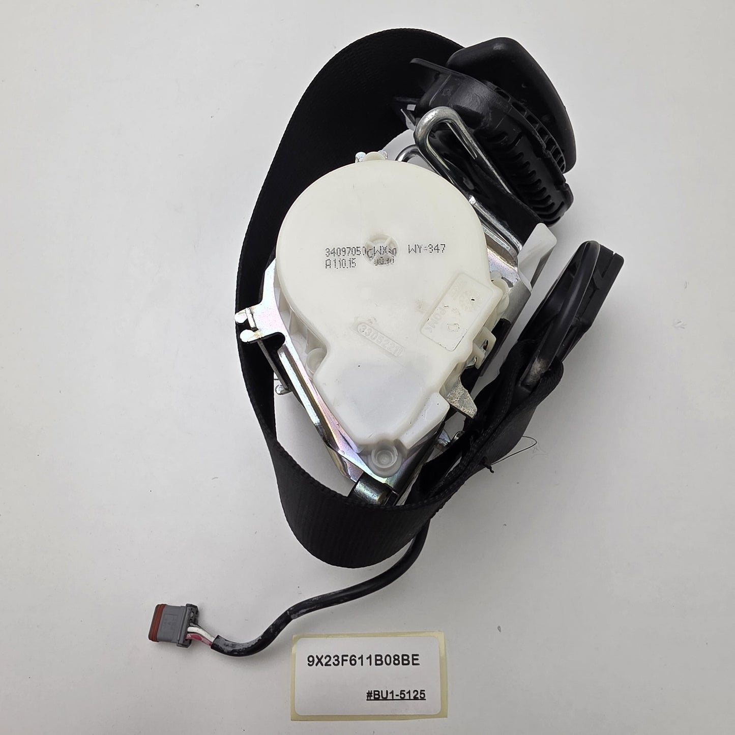 2008-2015 Jaguar XF FRONT RIGHT PASSENGER SEAT BELT 9X23F611B08BE