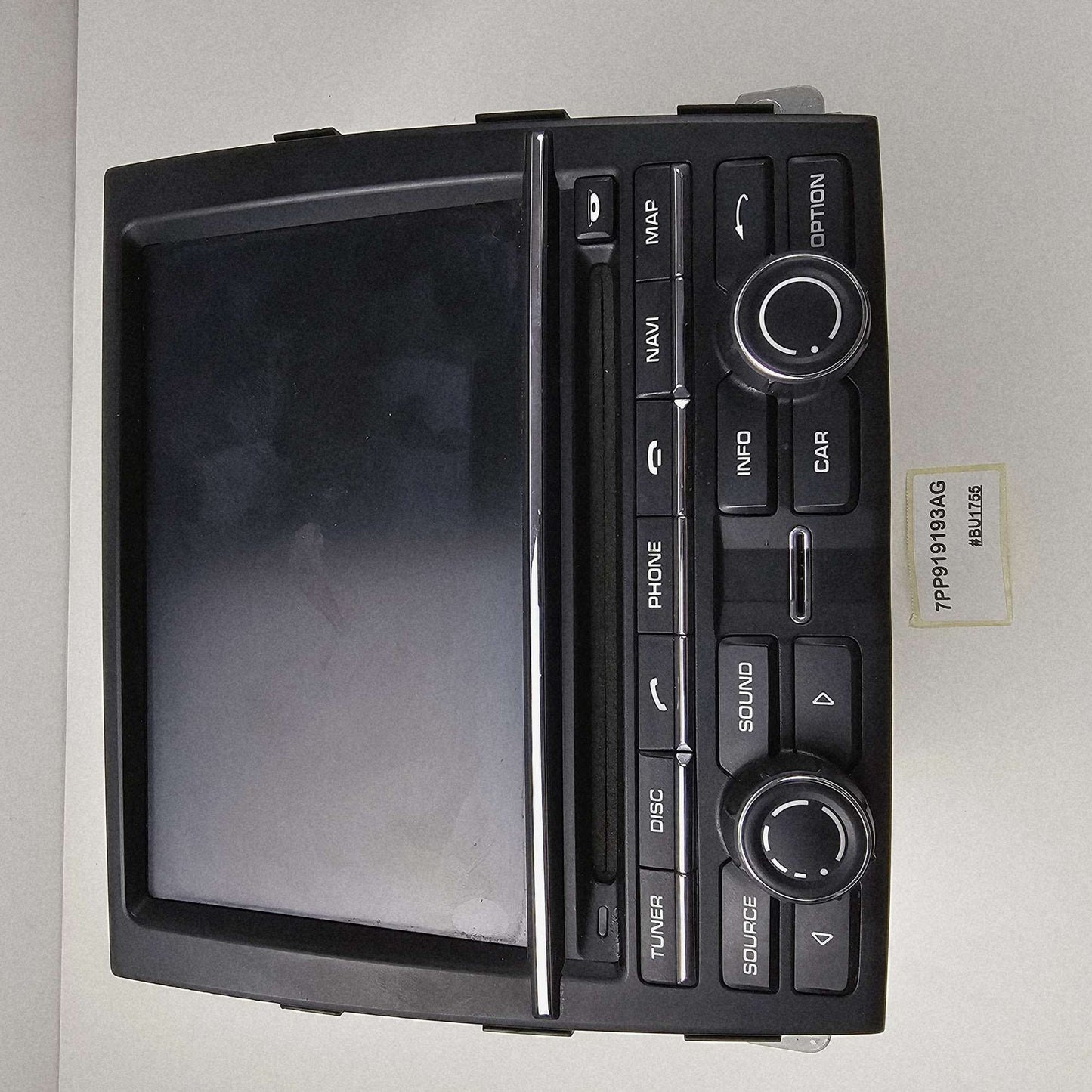 2010-2017 Porsche Cayenne Navigation Display Screen Radio Receiver 7PP919193AG
