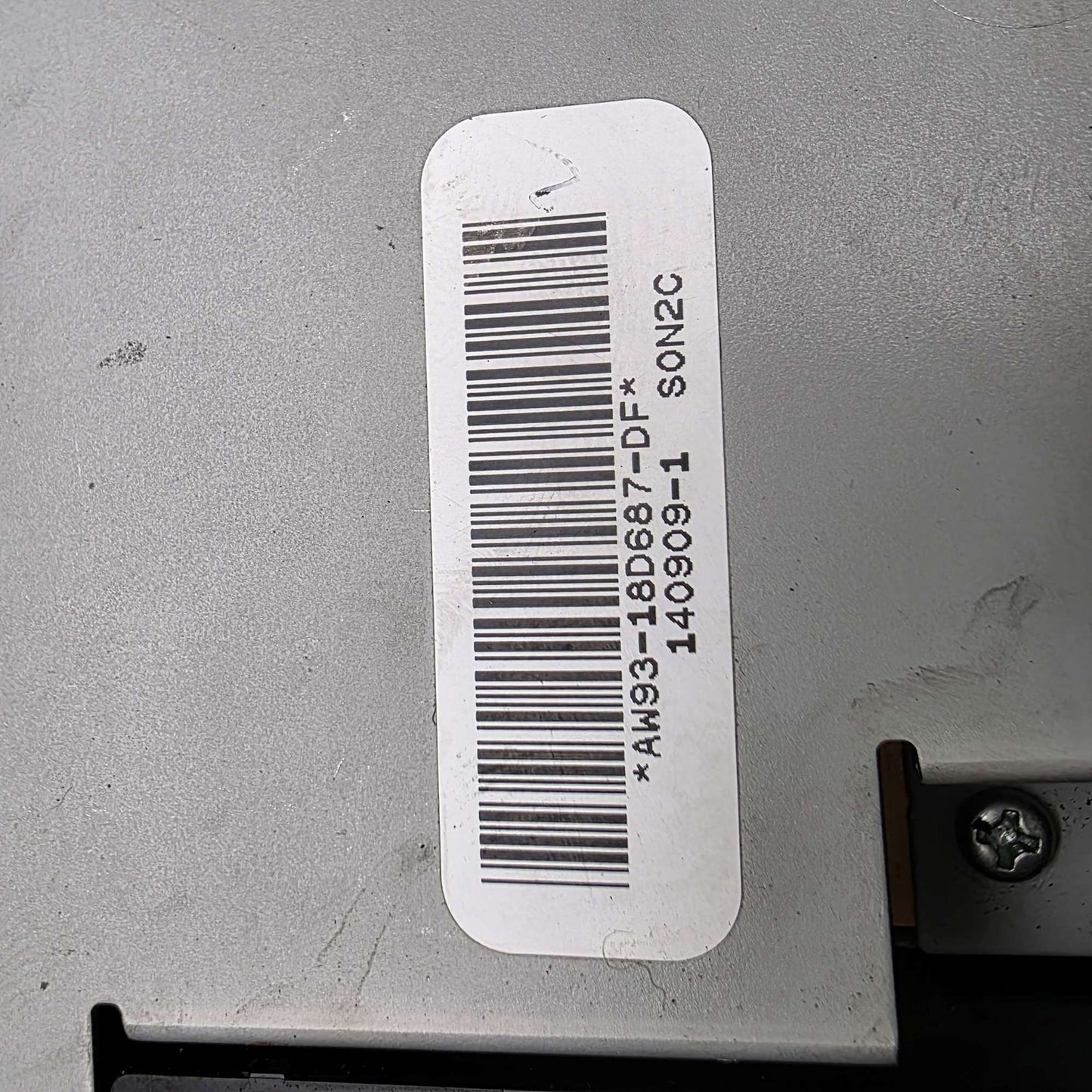 2010-2015 Jaguar XJ Rear Climate Control Panel AW9318D687DF