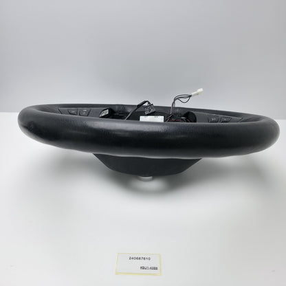 2007-2013 BMW X5 Steering Wheel Leather Black 240687610