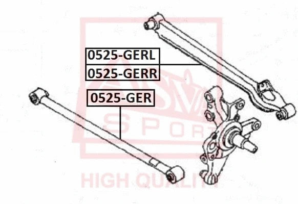FEBEST FORD Rear Right Track Control Arm 0525-GERR