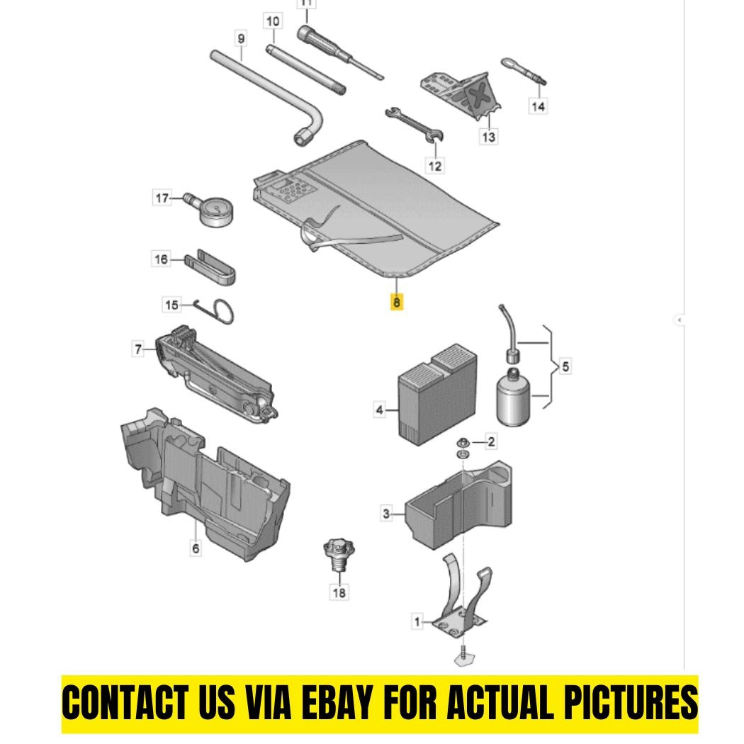 2009-2024 Audi Q7 Multi-Purpose Tool Set  8R0012115A