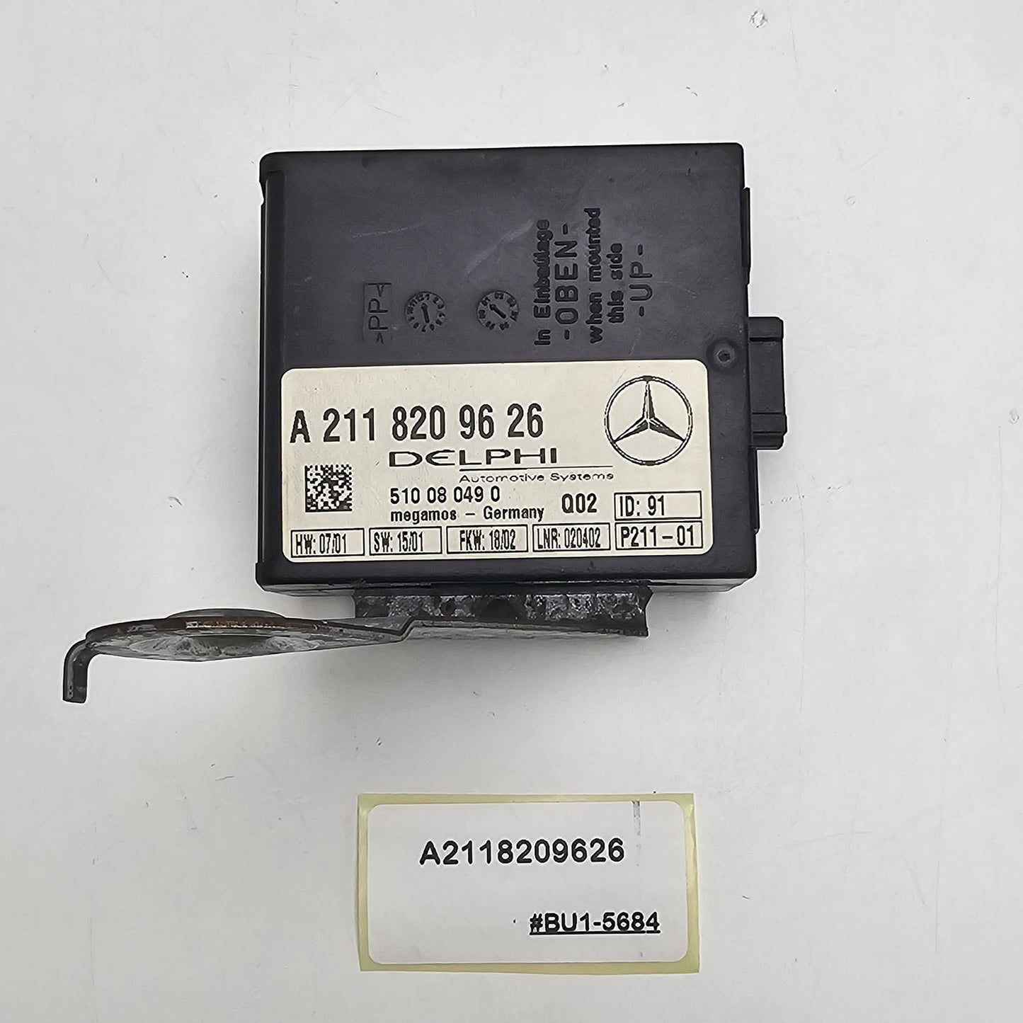 2003-2006 Mercedes-Benz W219 Alarm Anti Theft Control Module A2118209626