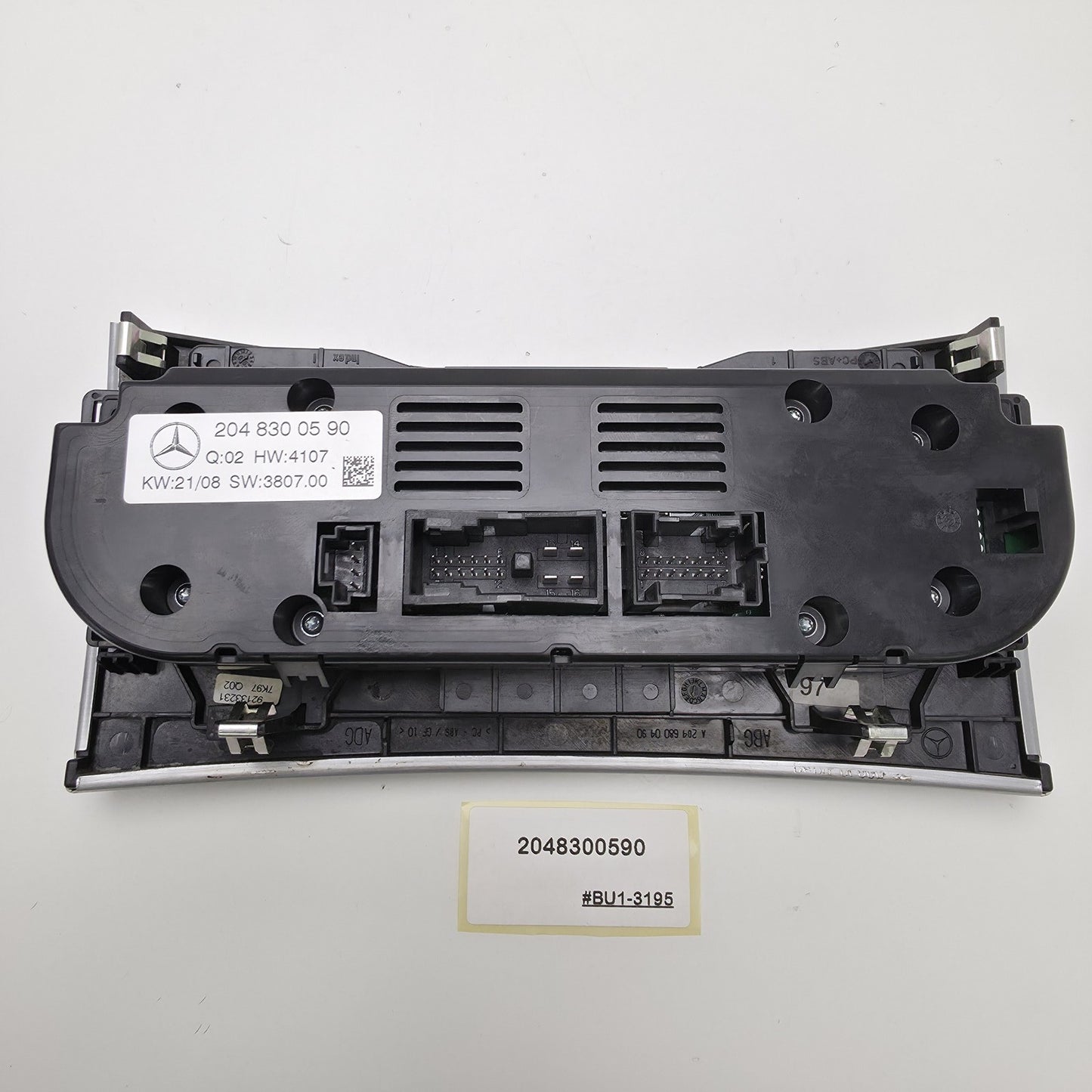 2008-2011 Mercedes-Benz C-Class Climate Control Panel 2048300590