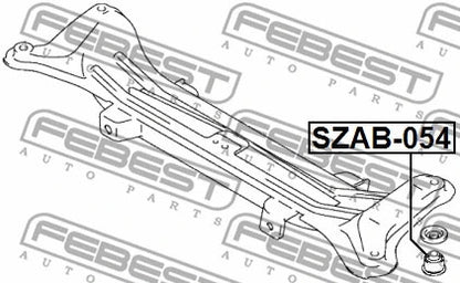 FEBEST 2002-2014 Suzuki Aerio Rear Crossmember Bushing SZAB-054