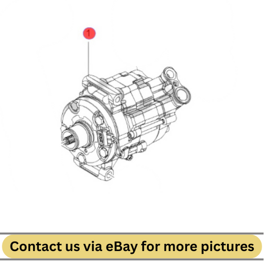 2010 Chevrolet Cruze A/C Compressor Kit Used OEM 13271258