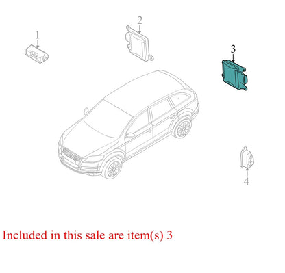 2010 Audi A4 Left Blind Spot Detection System Warning Sensor Used OEM 8K0907568B