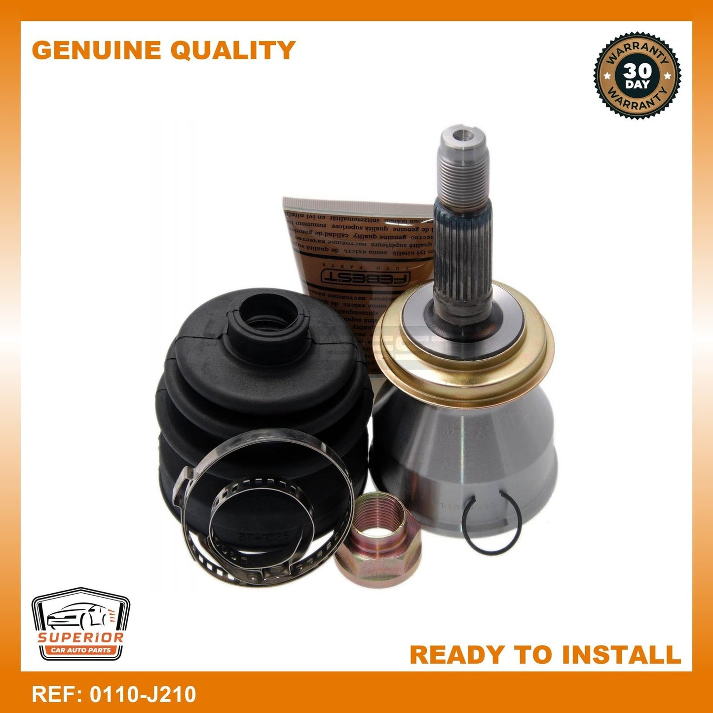 FEBEST 2009 Toyota Rush Outer Cv Joint 0110-J210