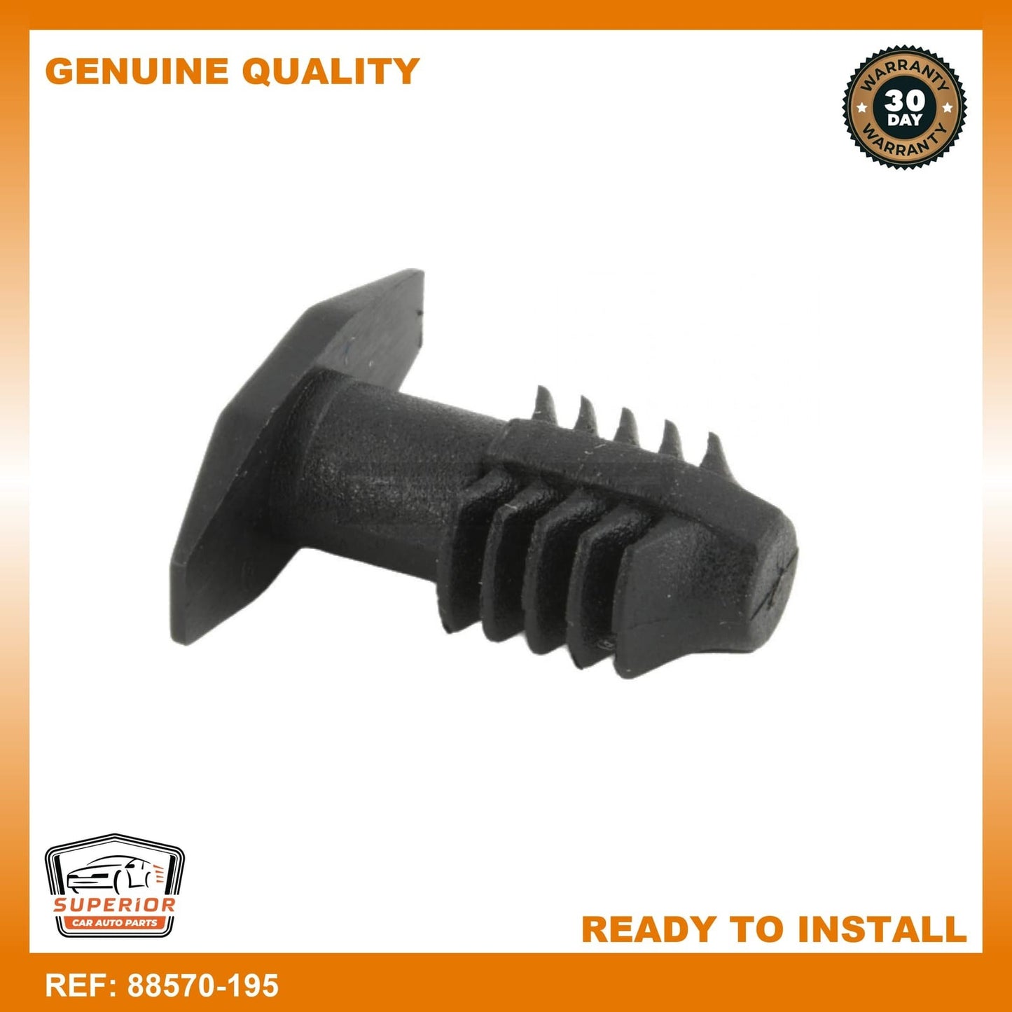 FEBEST 2000 Hyundai Accent Retainer Clip 88570-195