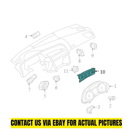 Audi 2012-2017 A4 Hvac Temperature Control Panel 8K1820043BAXZF