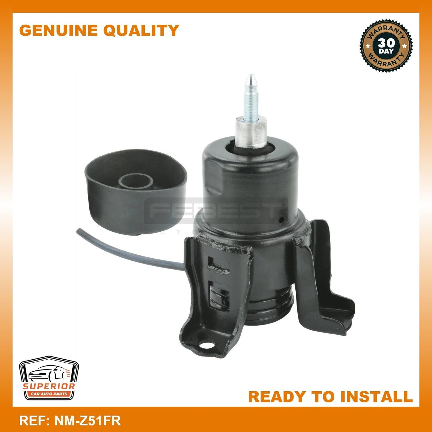 Febest 2009-2011 Nissan Murano Front Engine Mount Hydro NM-Z51FR