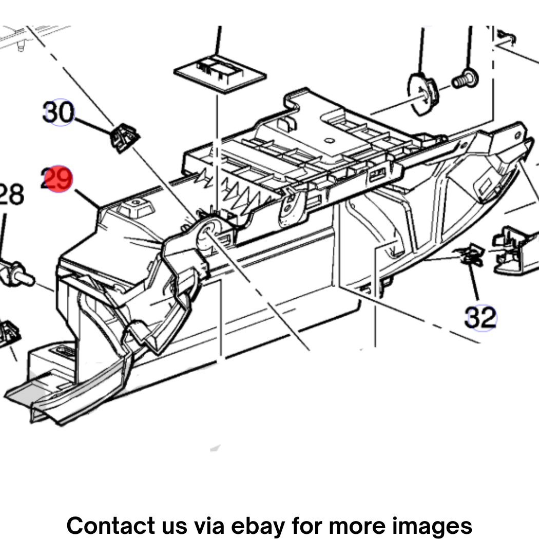 2018 Cadillac CTS Glove Box Assembly Used OEM 23489474