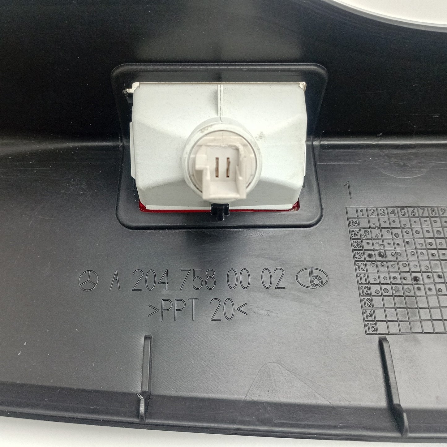 2007-2014 Mercedes-Benz W204 Rear Trunk Lid Tailgate Handle Trim A2047580002
