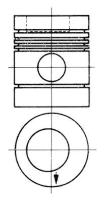 Kolbenschmidt Mercedes-Benz Piston 90274800