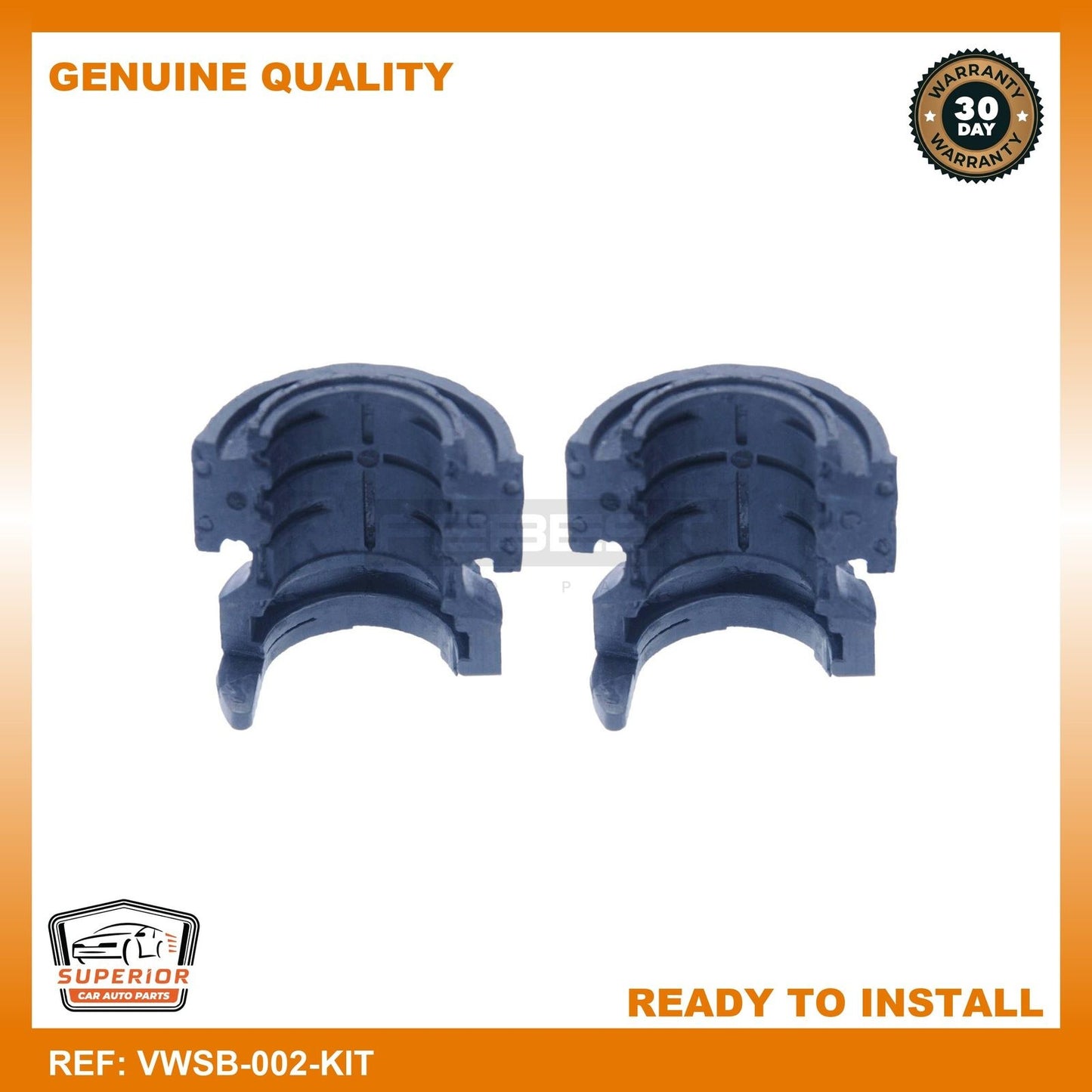 Febest 2003-2006 Porsche Cayenne Front Stabilizer Bar Bush Kit VWSB-002-KIT
