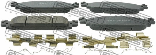 FEBEST 2011 Ford Explorer Pad Kit Disc Brake Front 2101-EXPVF