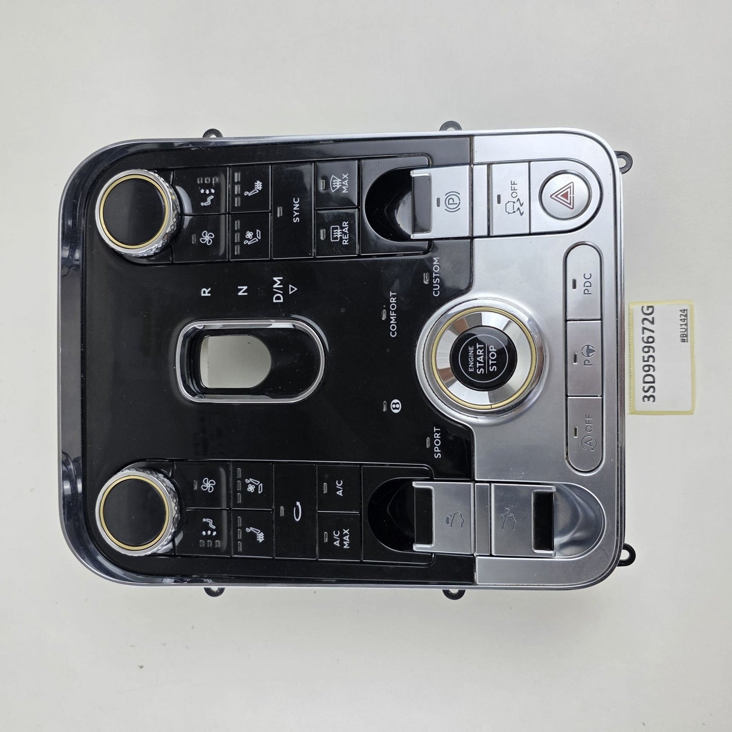 2019 Bentley Continental Control Panel Switch Unit Module 3SD959672G