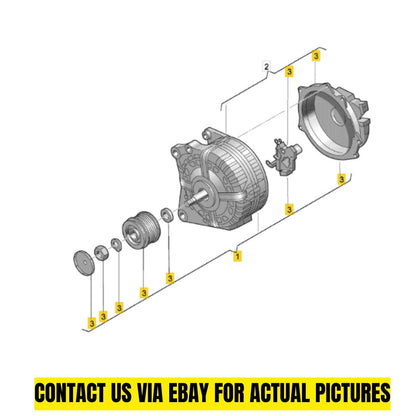 Audi 2013-2016 Audi A4 Alternator 06H903018M