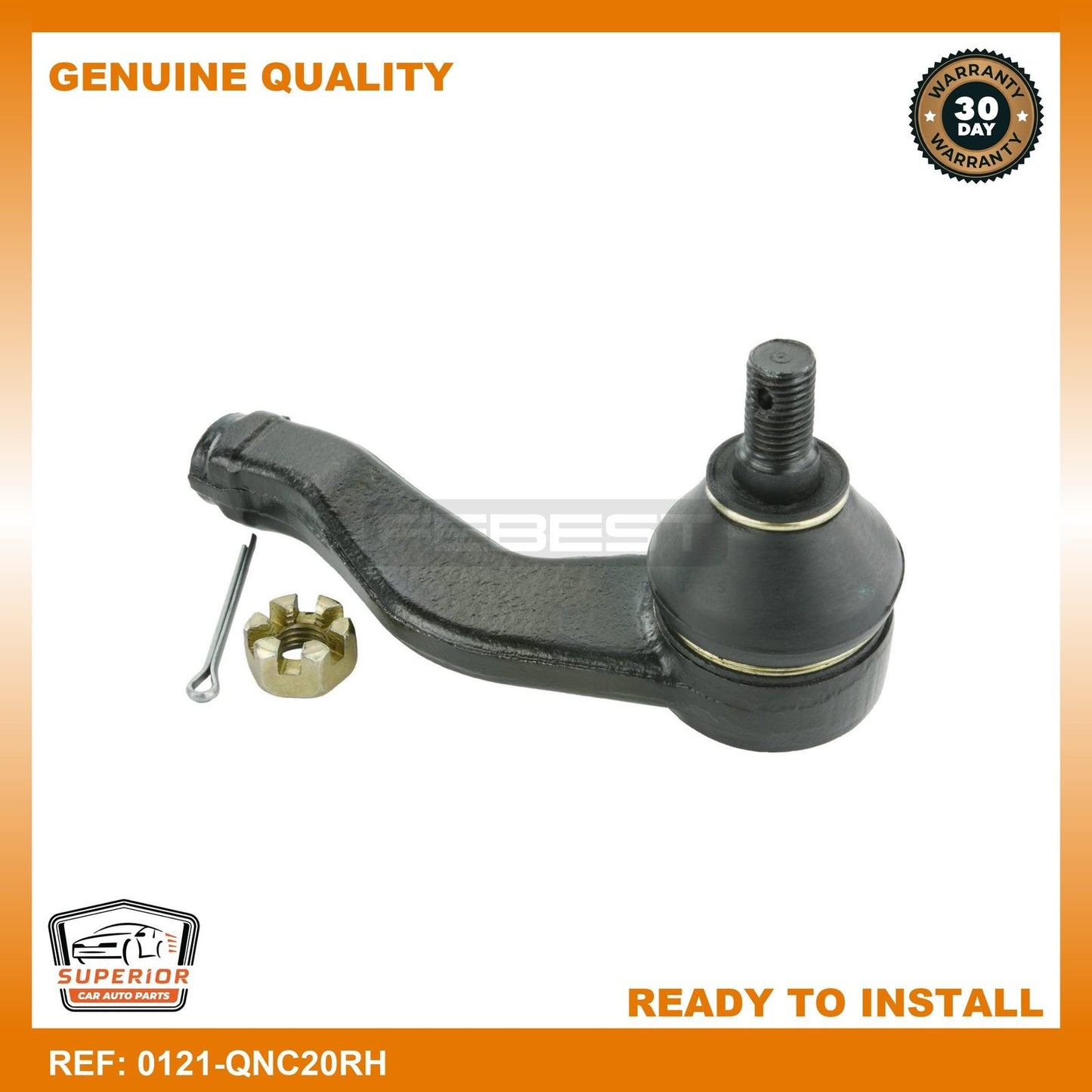FEBEST DAIHATSU Steering Tie Rod End Right 0121-QNC20RH