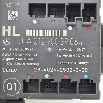2007-2015 Mercedes-Benz C Rear Left Door Control Unit A2129003906