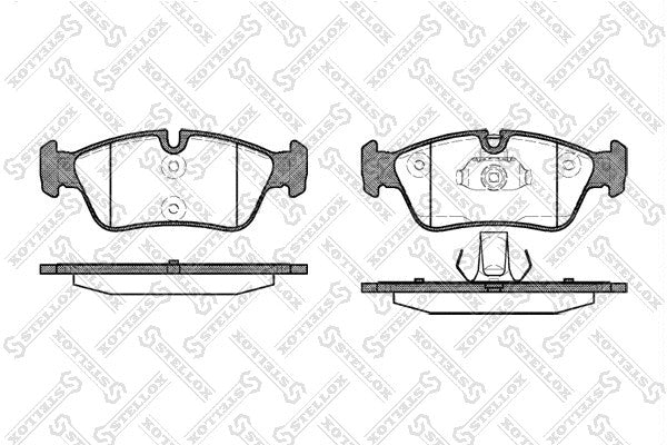 STELLOX 1992-2008 BMW Z3 Brake Pad Set 34111161445