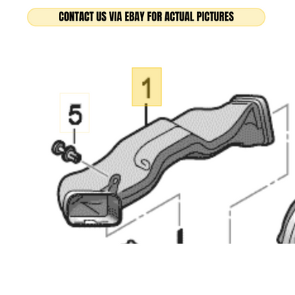 2010-2012 AUDI A4 AIR GUIDE LEFT SIDE USED OEM 8T1819655