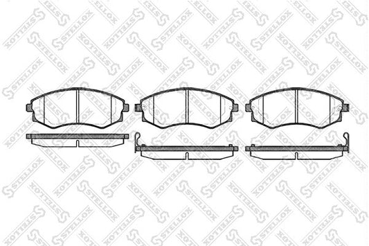 STELLOX Nissan PAD KIT-DISC BRAKE - 41060-76L91