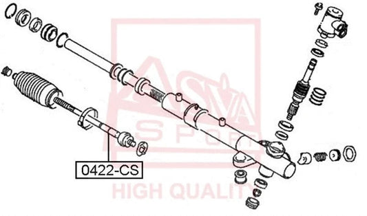 Febest 2002-2003 Mitsubishi Lancer Steering Tie Rod 0422-CS
