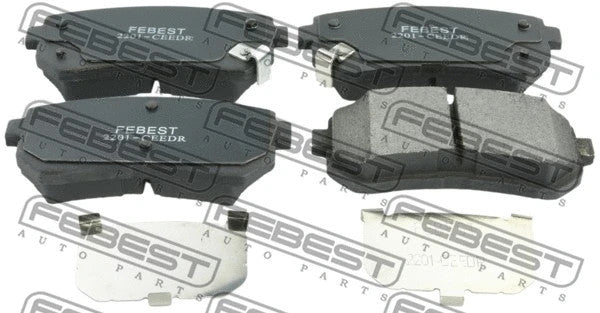 FEBEST 2006 Hyundai Accent Brake Pad Set Disc Brake 2201-CEEDR