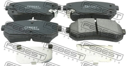 FEBEST 2006 Hyundai Accent Brake Pad Set Disc Brake 2201-CEEDR