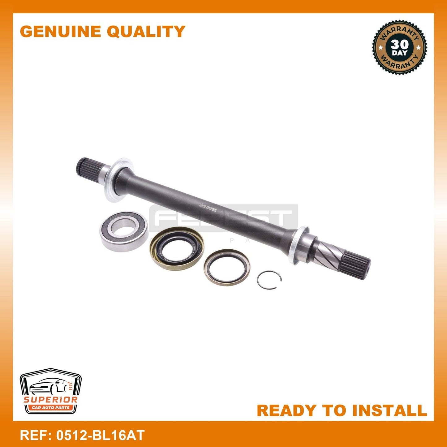 Febest 2004-2008 Mazda 3 Drive Shaft 0512-BL16AT