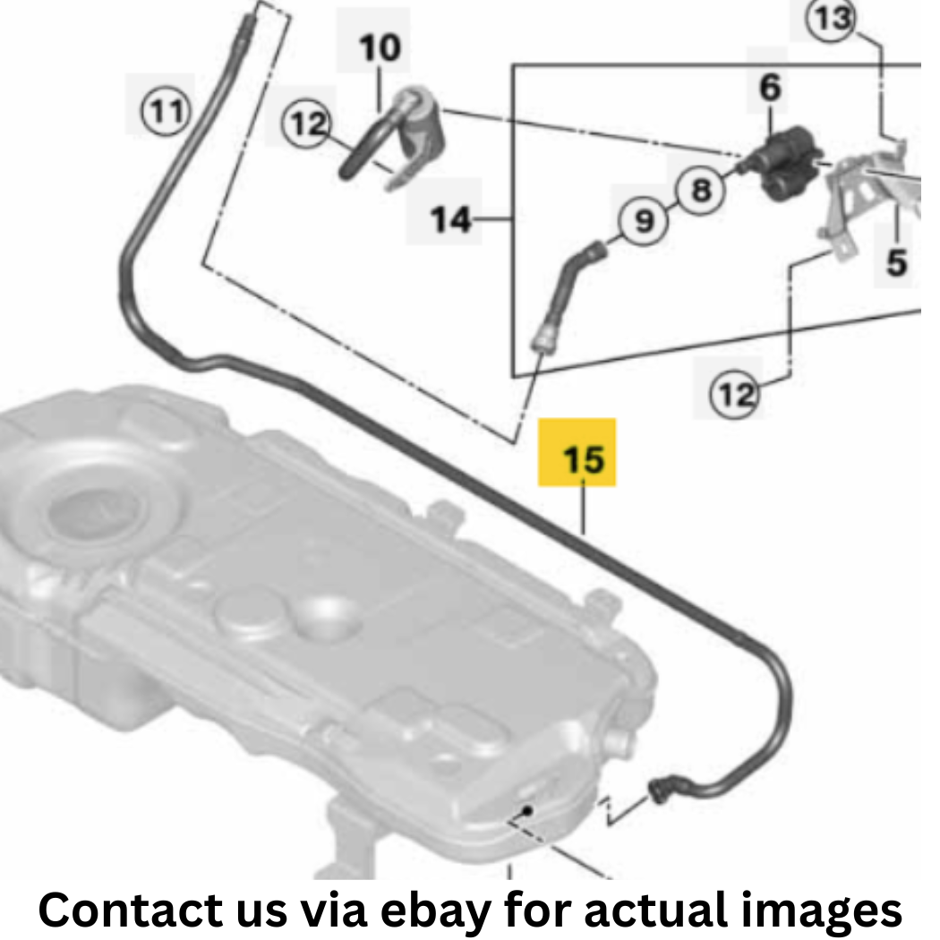 2012 Mini Cooper Countryman Scavenge Air Line Used OEM 16119810956