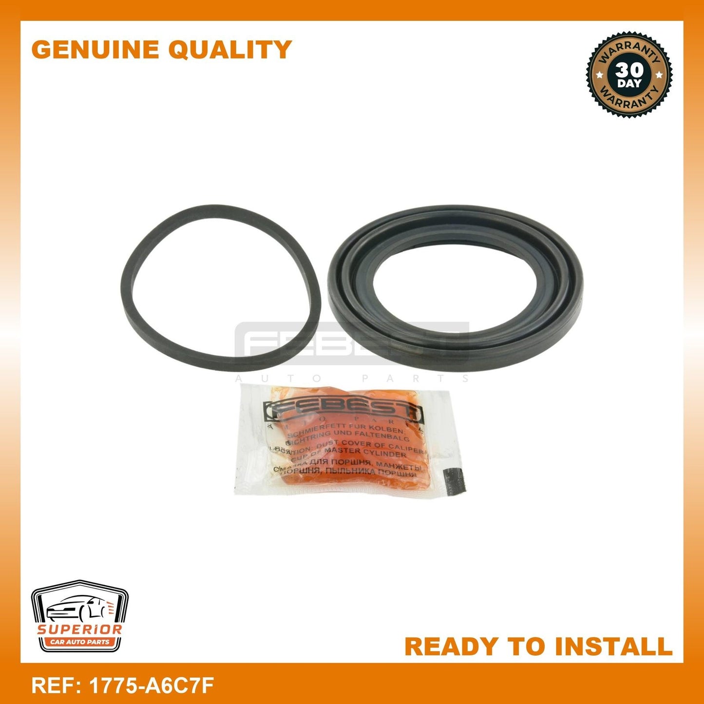 FEBEST 2009-2017 Audi Q5 Repair Kit, Brake Caliper 1775-A6C7F