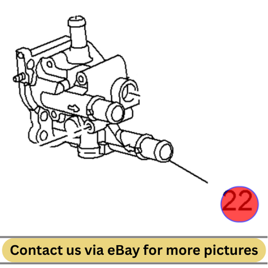 2010 Chevrolet Cruze Thermostat Housing Assembly Used OEM 96984103