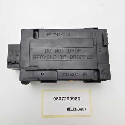 2009 Peugeot 5008 TYRE PRESSURE CONTROL MODULE 9807299980