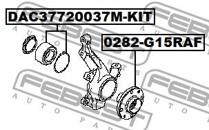 FEBEST LADA Front Wheel Hub 0282-G15RAF