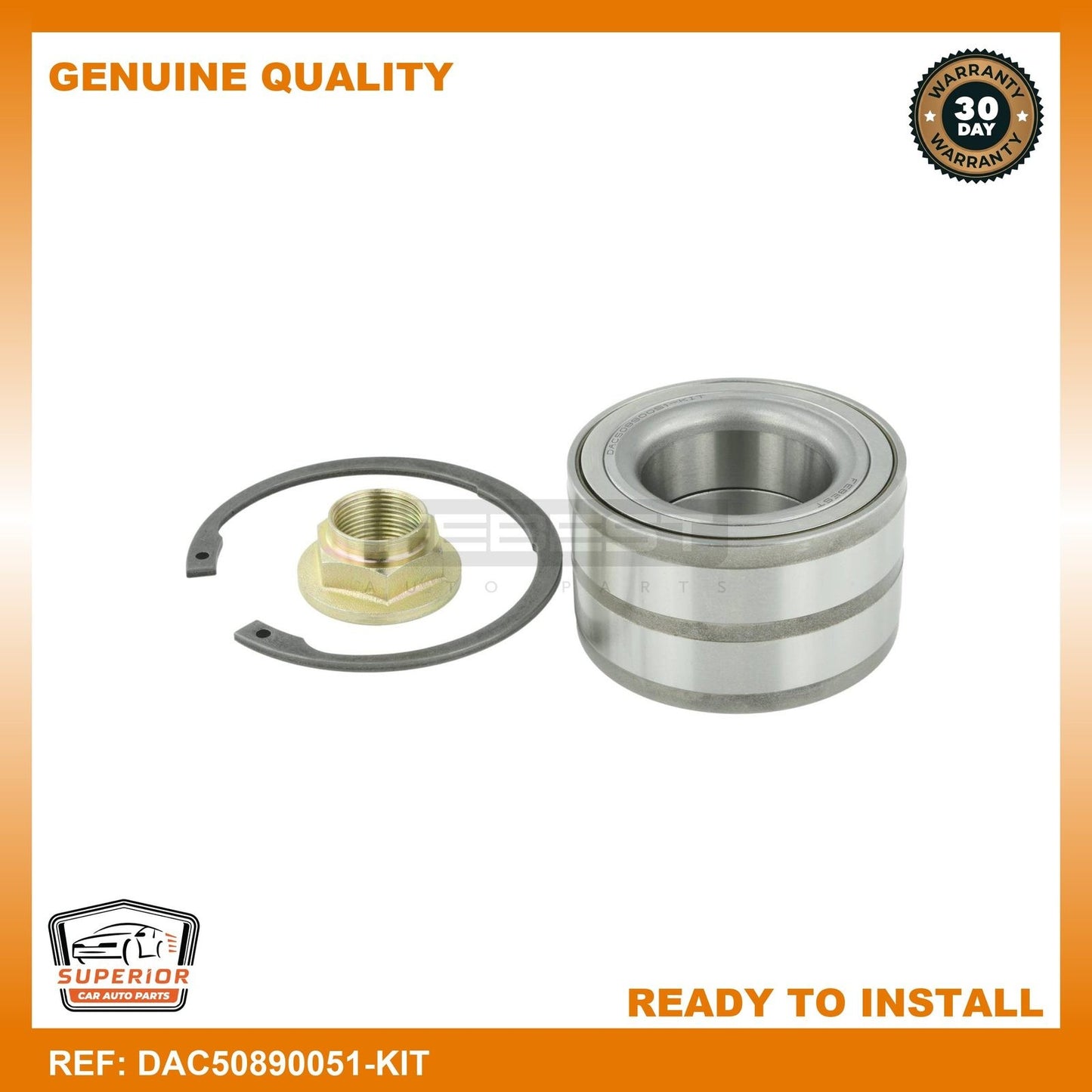 FEBEST 06-13 Land Rover Range Rover Sport Wheel Bearing Kit DAC50890051-KIT