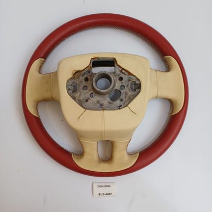 2013-2018 Bentley Flying Spur Steering Wheel Wood Tan Leather 3W0419093