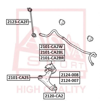 FEBEST Ford 1 377 Control Arm 2120-CA2