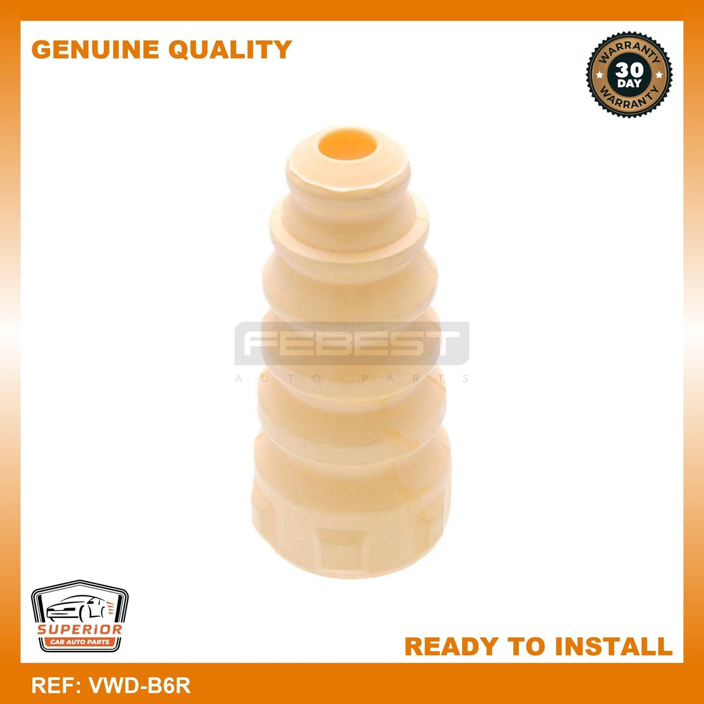 FEBEST VAG Rear Shock Absorber Jounce Bumper VWD-B6R