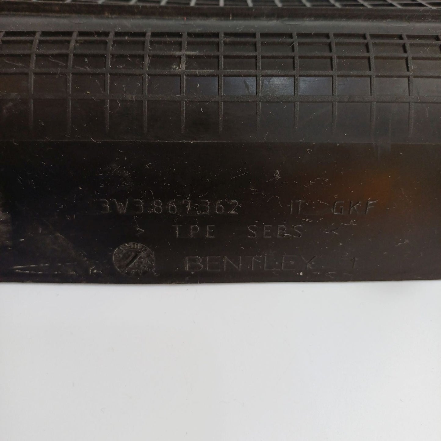 2013+ Bentley Flying Spur Rubber Mat For Stowage Compartment 3W3867362