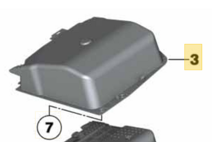 2011–2016 BMW 520i Dashboard Glove Box Storage Cover USED OEM 51169173907