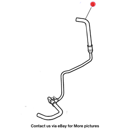 2009 Chevrolet Lumina Power Steering Fluid Cooler Outlet Hose Used OEM 92202117