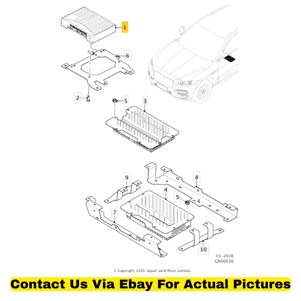 2018 Jaguar F-Pace Audio Amplifier Used OEM T4A18137