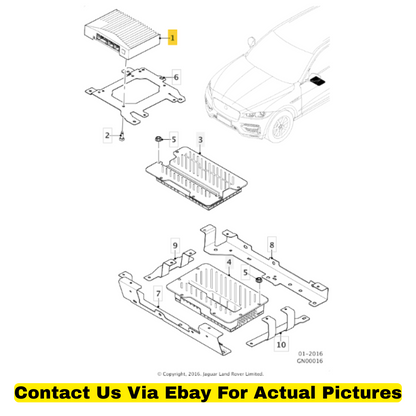 2018 Jaguar F-Pace Audio Amplifier Used OEM T4A18137