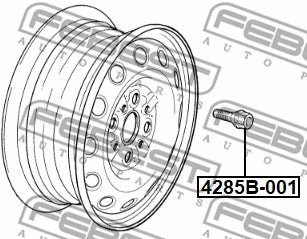 FEBEST LADA Wheel Stud 4285B-001